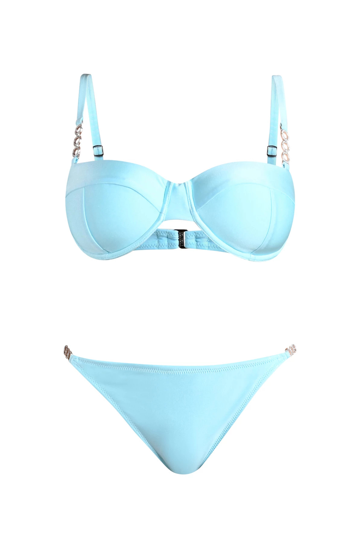 ICE BLUE Alexandria Balconette Bikini Top image number 4