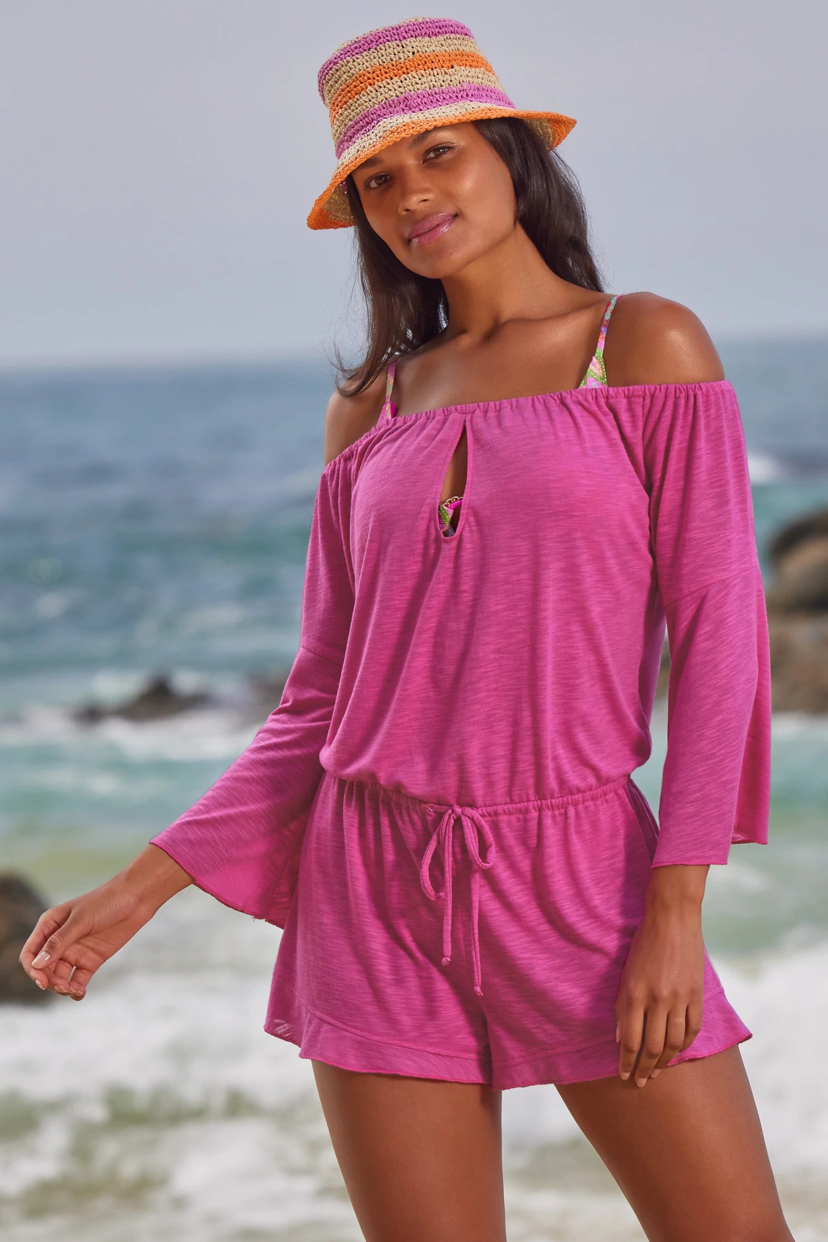 AZALEA Off Shoulder Romper image number 3