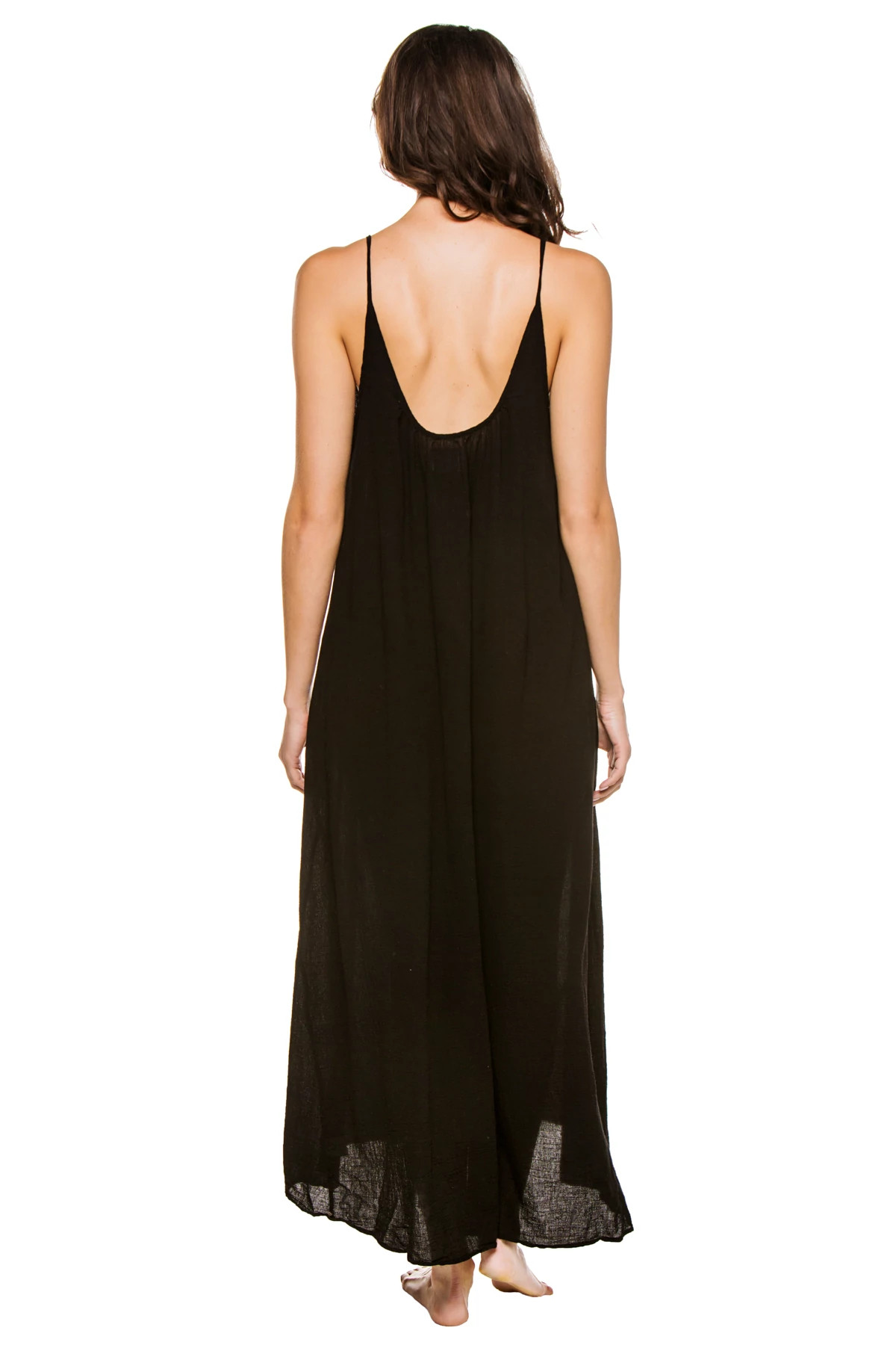 BLACK Tulum Maxi Dress image number 2