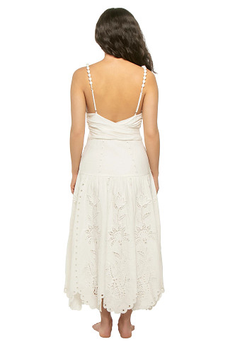 OFF WHITE Richilieu Midi Dress