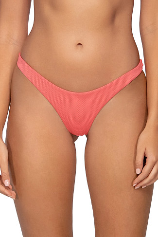 PINK GRAPEFRUIT Maddie Brazilian Bikini Bottom