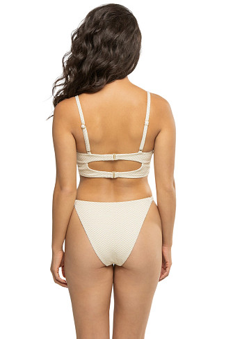 WHITE SAND Jojo Textured Bralette Top