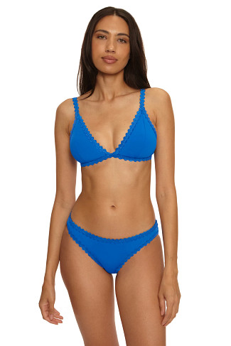 TRUE BLUE Bella Scalloped Bralette Bikini Top