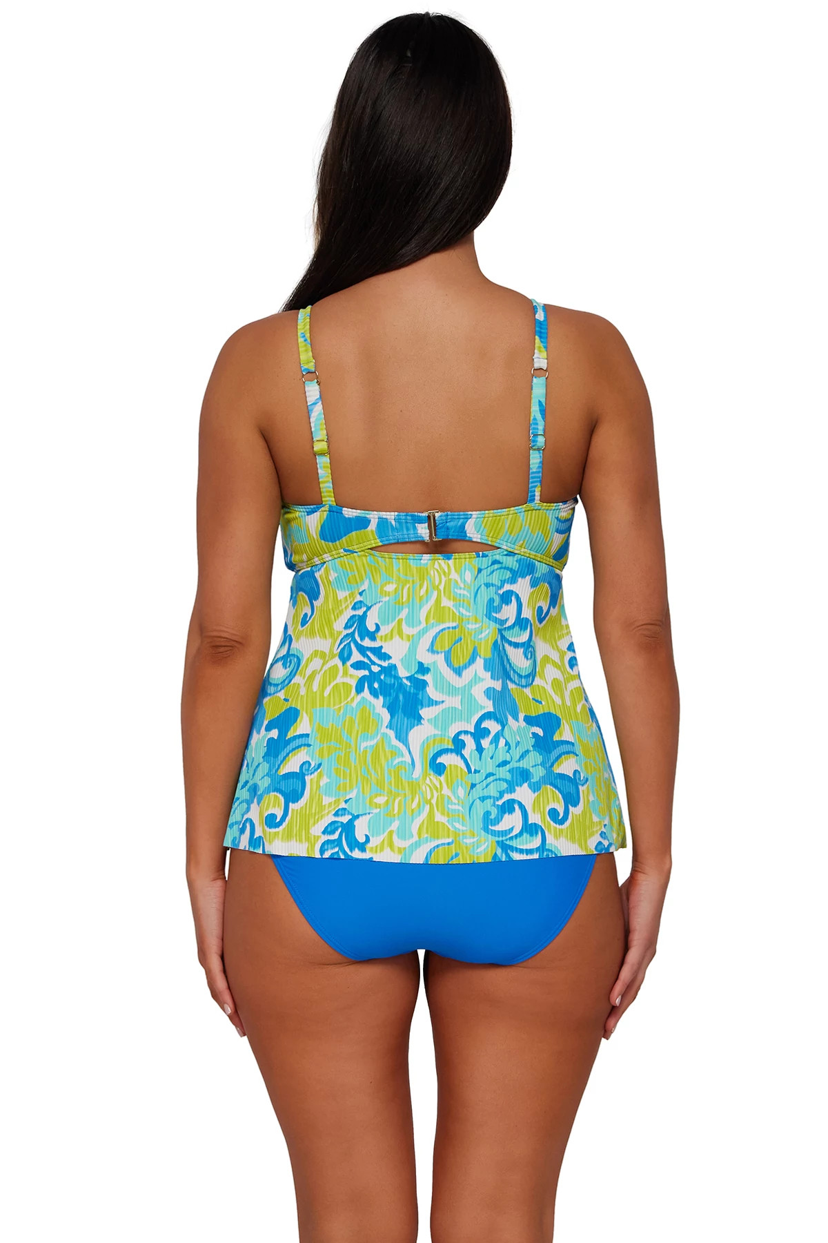 OCEAN MUSE SANDBAR RIB Tori Tankini Top image number 3