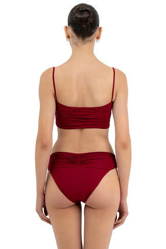 CARMESI Nimys Ruched Rosette Bikini Set