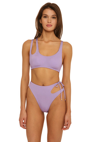 DOVE Asymmetrical Multi Way Bralette Bikini Top