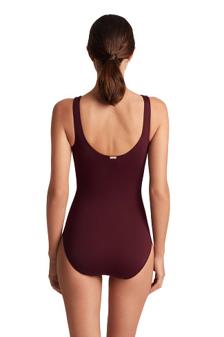 CLARET Square Ring One Piece Swimsuit