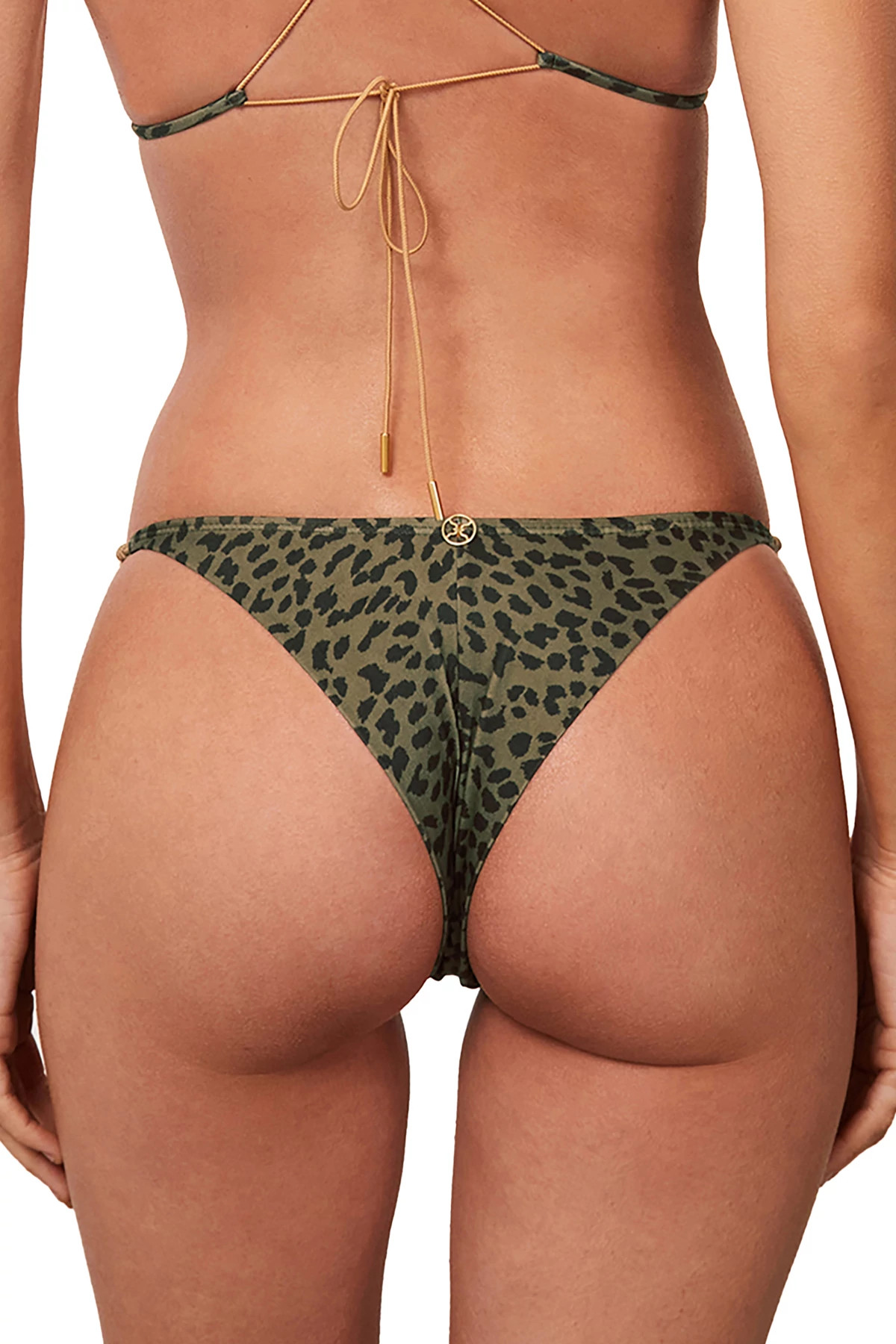 MULTI Ruth Tab Side Brazilian Bikini Bottom image number 2