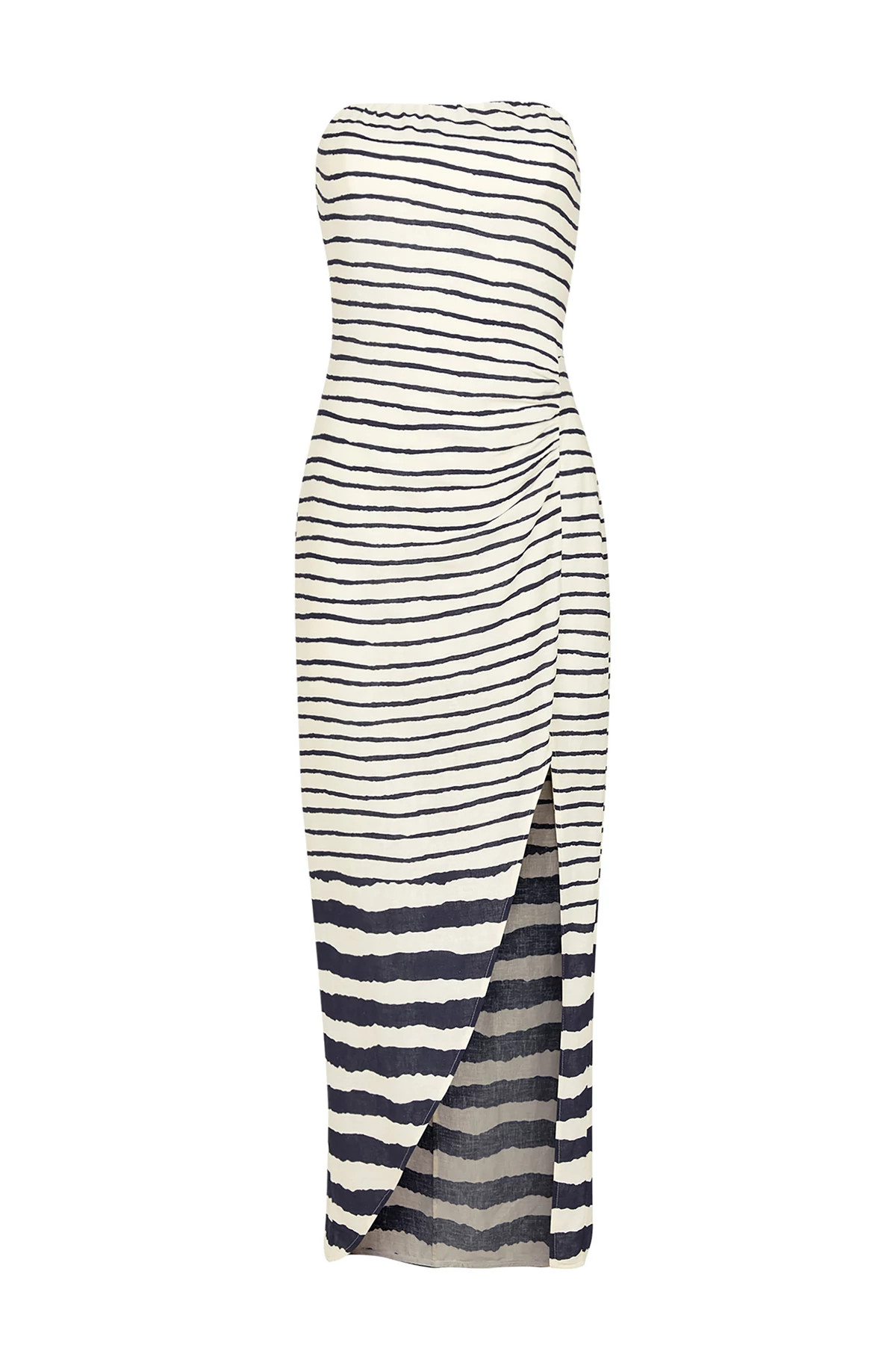 MULTI Lysa Strapless Maxi Dress image number 3