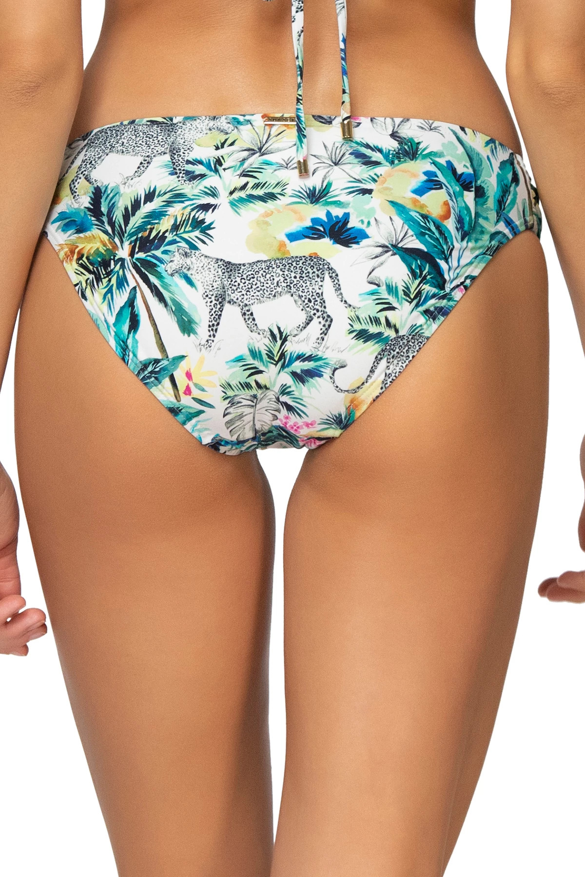 INTO THE WILD Femme Fatale Tab Side Hipster Bikini Bottom image number 2