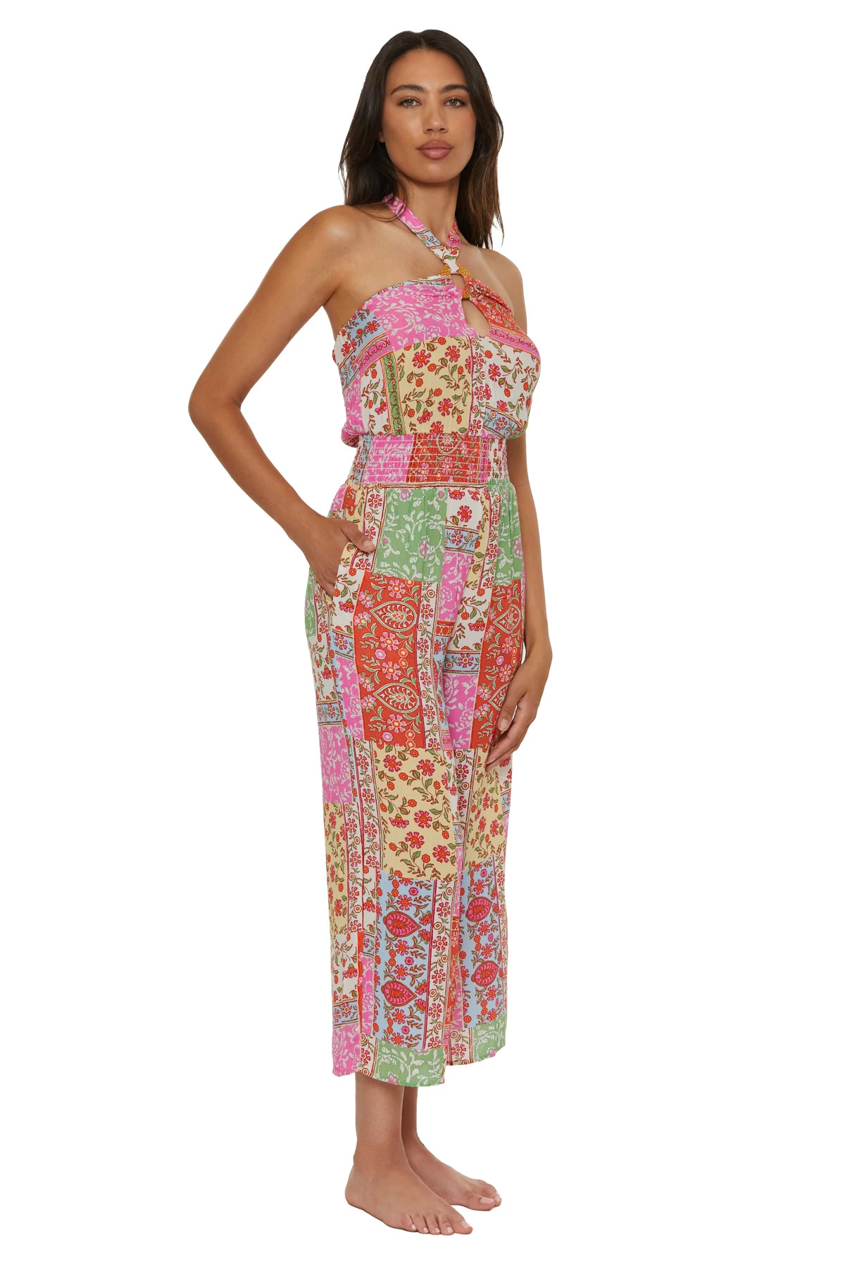 MULTI Halter Jumpsuit image number 3