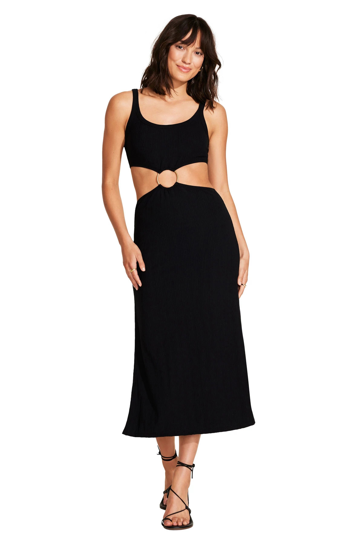 BLACK The Icon Cutout Dress image number 1