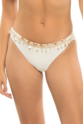 OFF WHITE Seashell Hipster Bikini Bottom