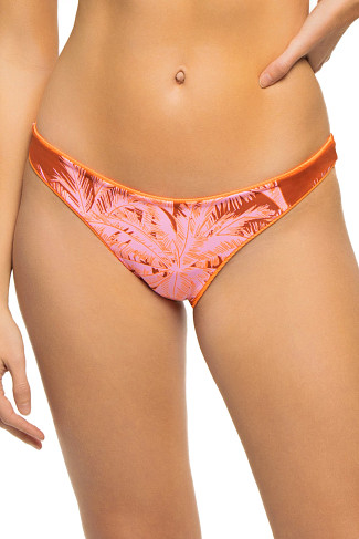VIBRANT ORANGE Flirt Reversible Brazilian Bikini Bottom