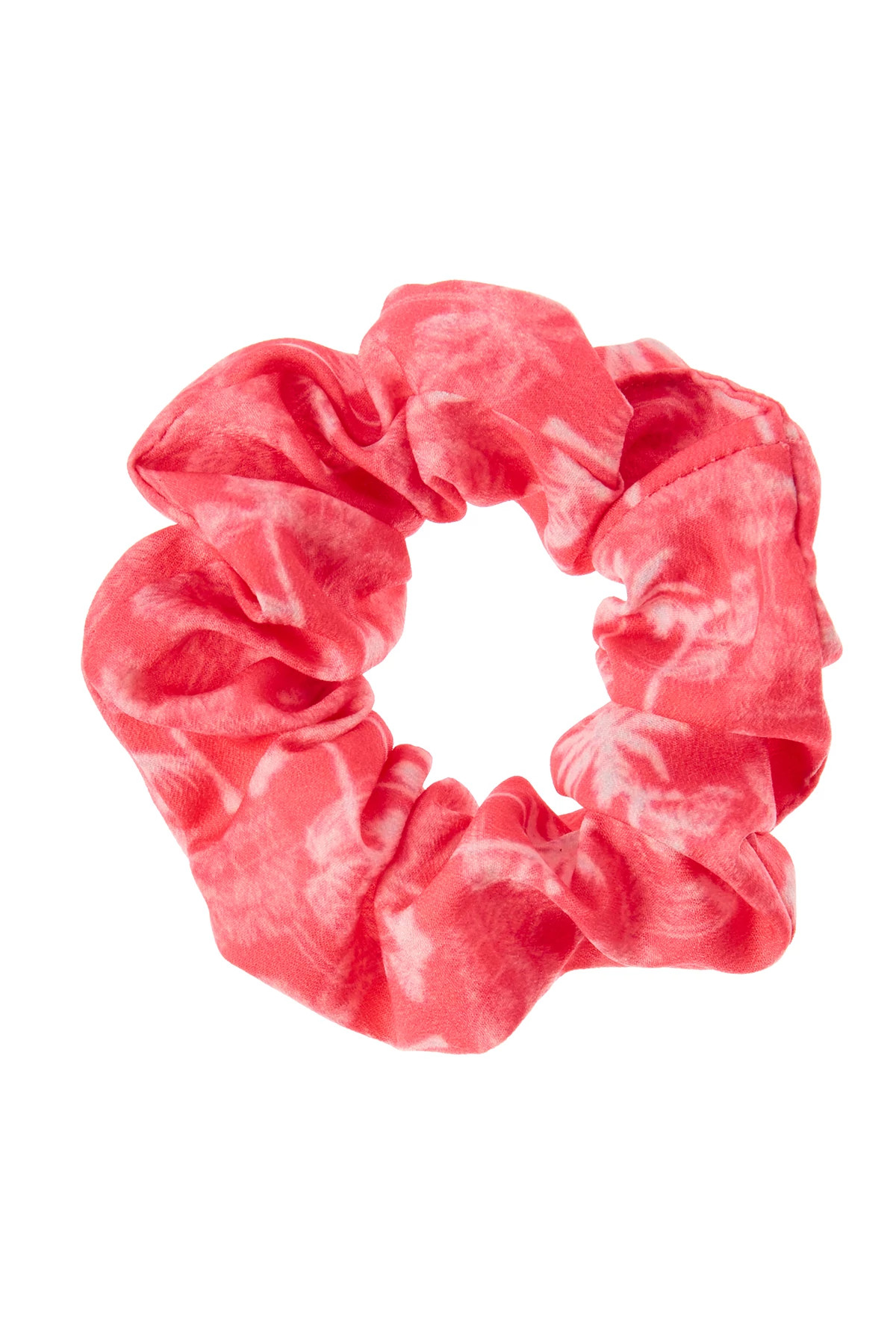 PINK Pink Palm Hair Scrunchie image number 1