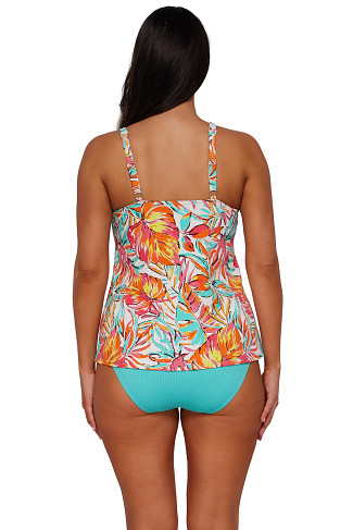 PALM SERENADE SANDBAR RIB Jenna Tankini Top