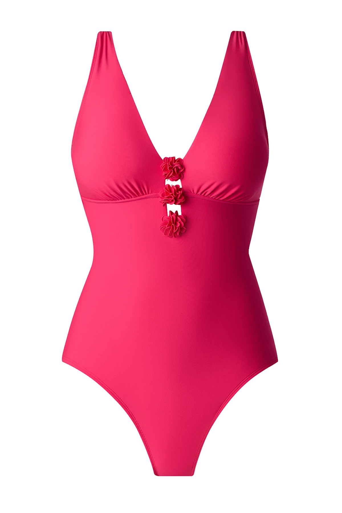 ROSIE Wallis Floral Plunge One Piece Swimsuit image number 5