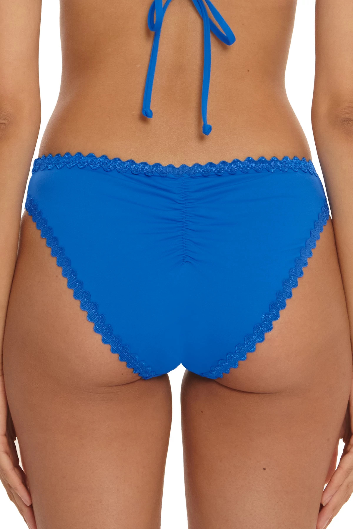 TRUE BLUE Adela Scalloped Hipster Bikini Bottom image number 2