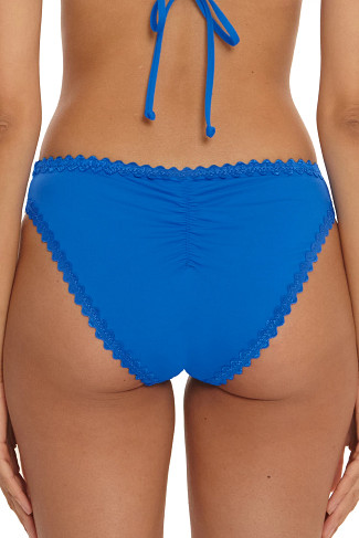 TRUE BLUE Adela Scalloped Hipster Bikini Bottom