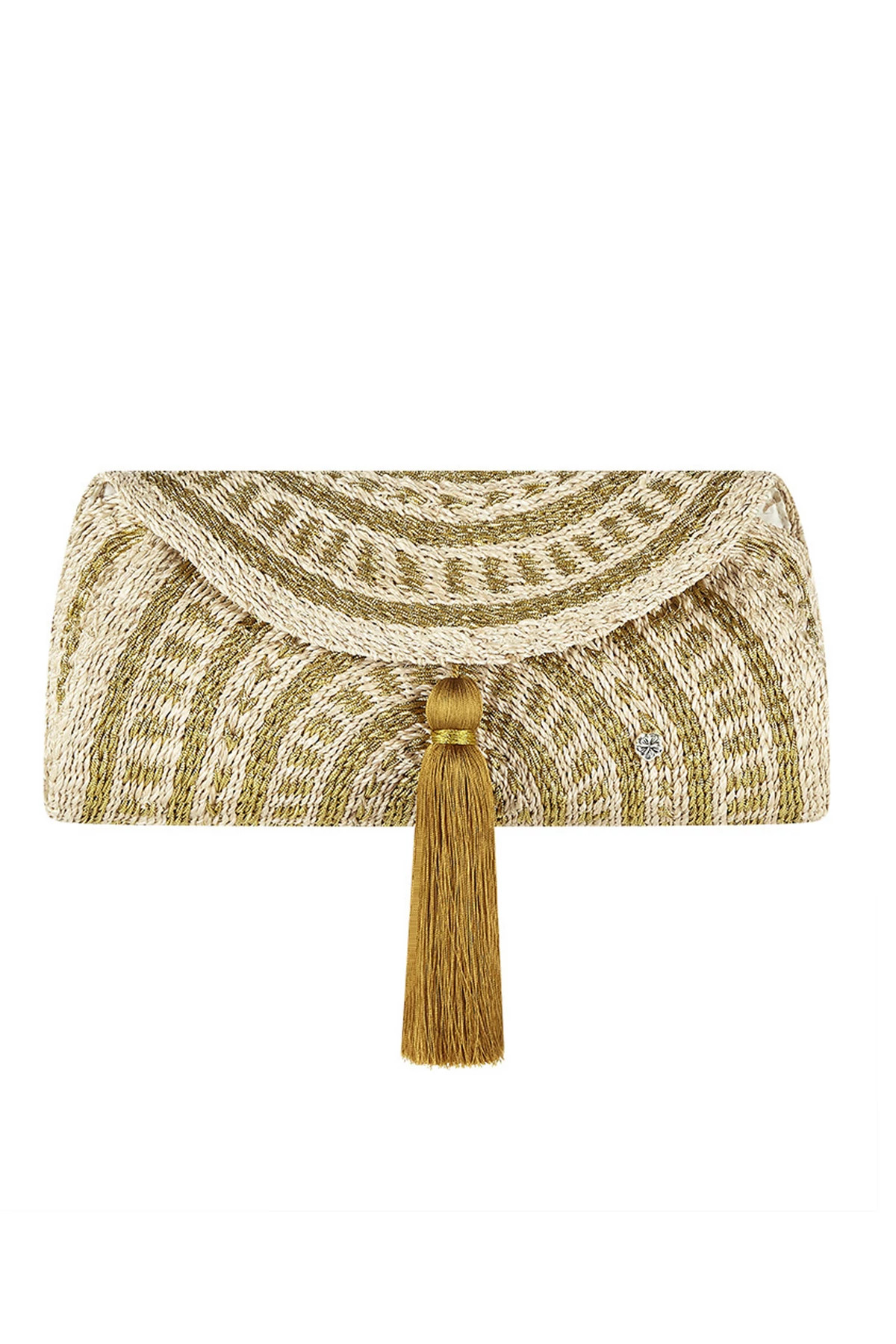 NATURAL/GOLD Navagio Clutch image number 1