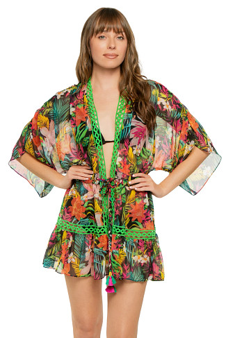 MULTI COMBO Madge Kimono