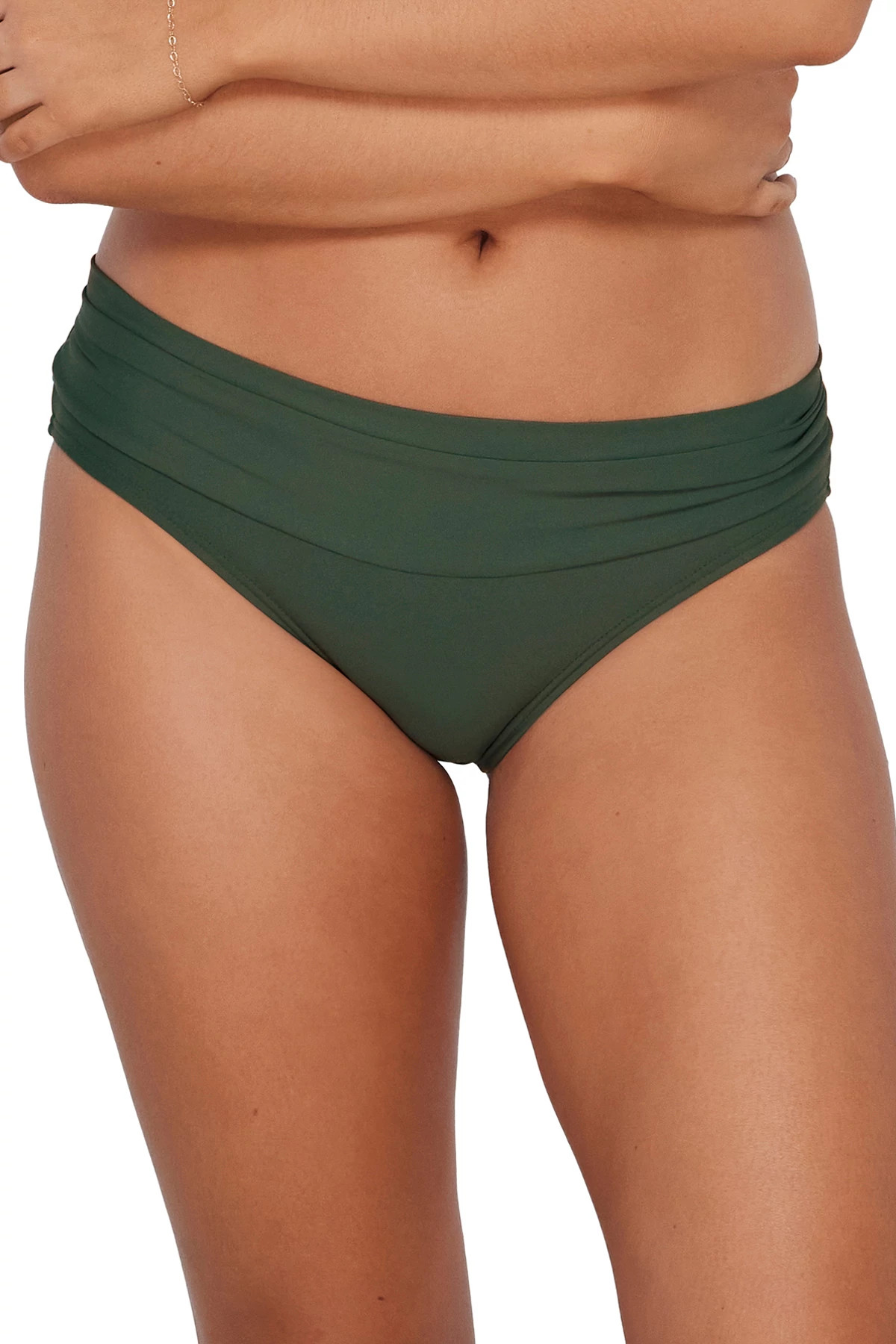 ISLAND GREEN Unforgettable Banded Hipster Bikini Bottom image number 1