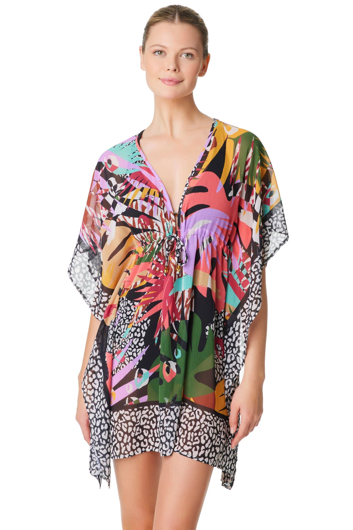 MULTI Butterfly Sleeve Tunic image number 1