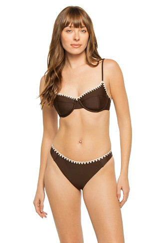 BEACH BROWN Emmeline Bikini Top