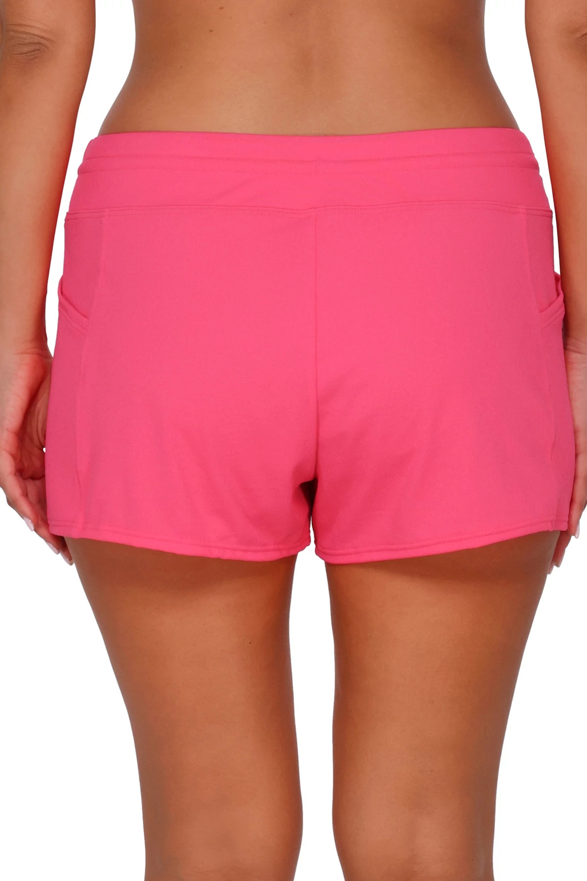 POSY PINK CREPE Laguna Pocket Drawstring Swim Short image number 4