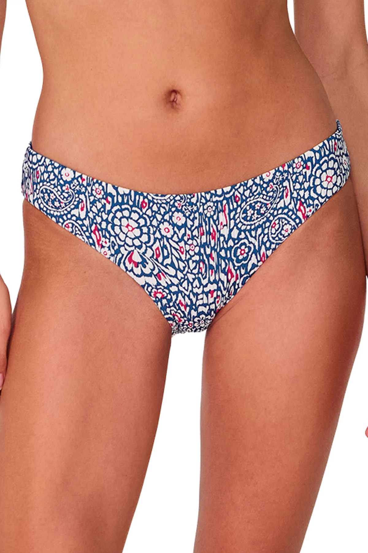 AMERICANA RIB Chloe Hipster Bikini Bottom image number 1