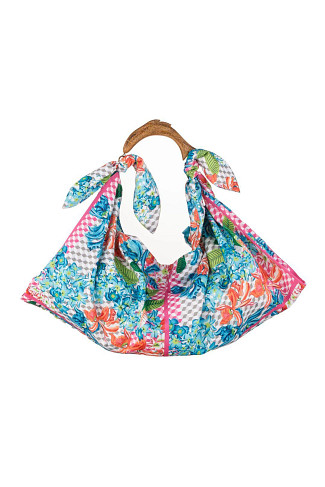 BLUE Scarf Tote