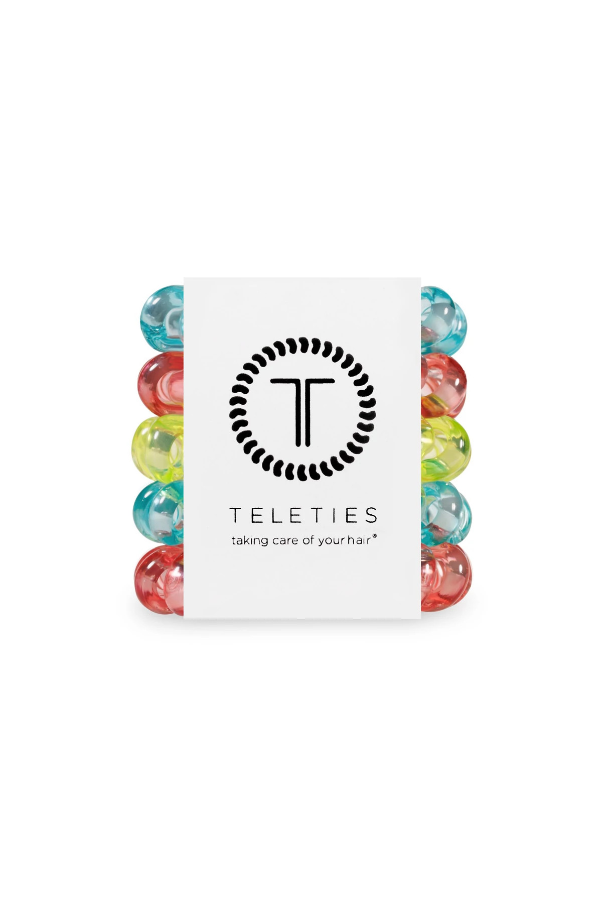 MULTI Summer Brights 5-Pack Mini Hair Ties image number 1
