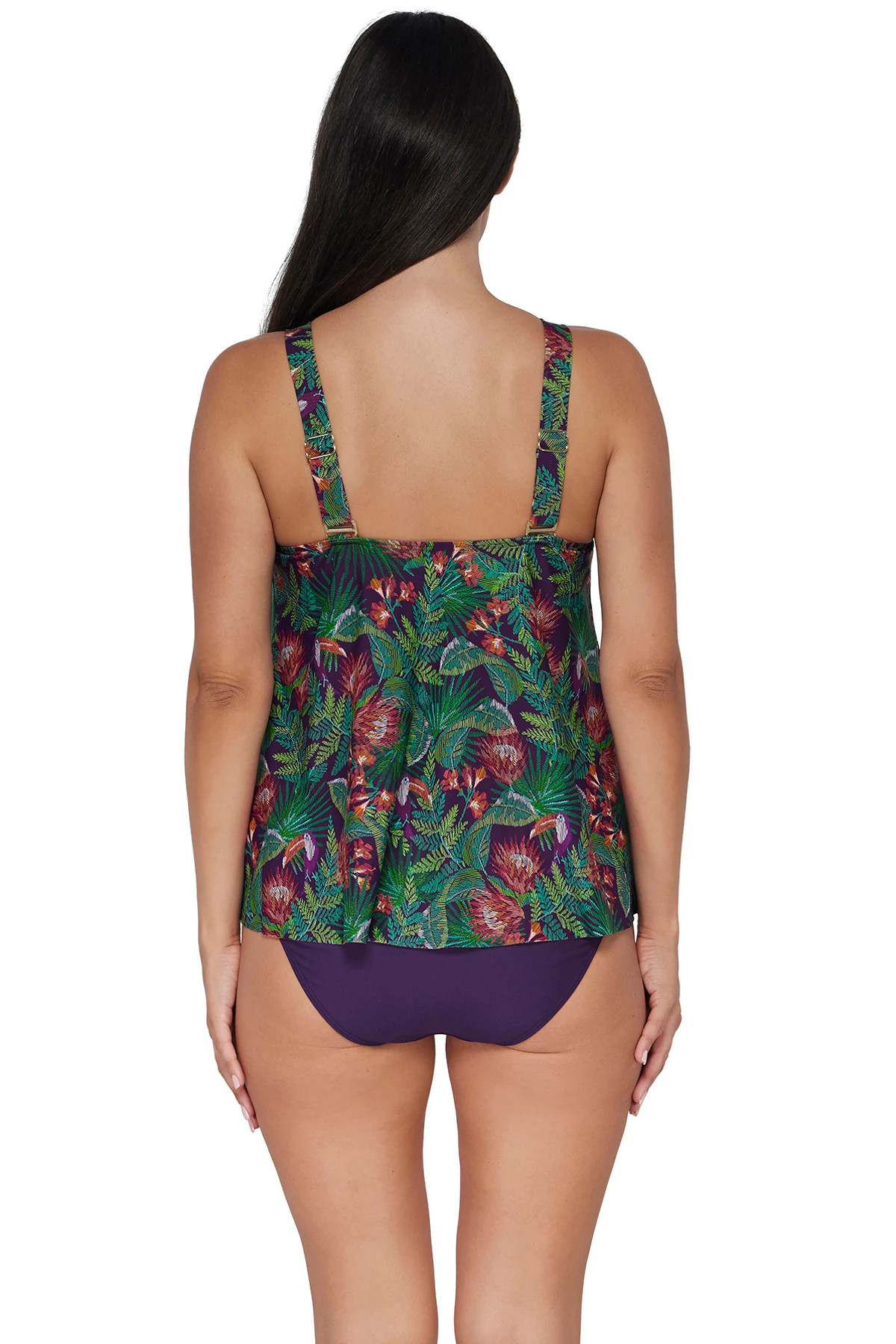 WELCOME TO RIO Sadie Tankini Top image number 3