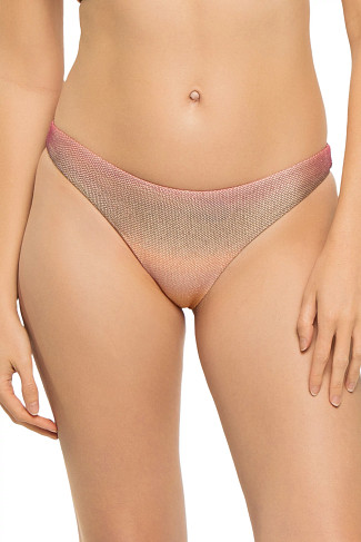GREY OMBRE Mesh Hipster Bikini Bottom