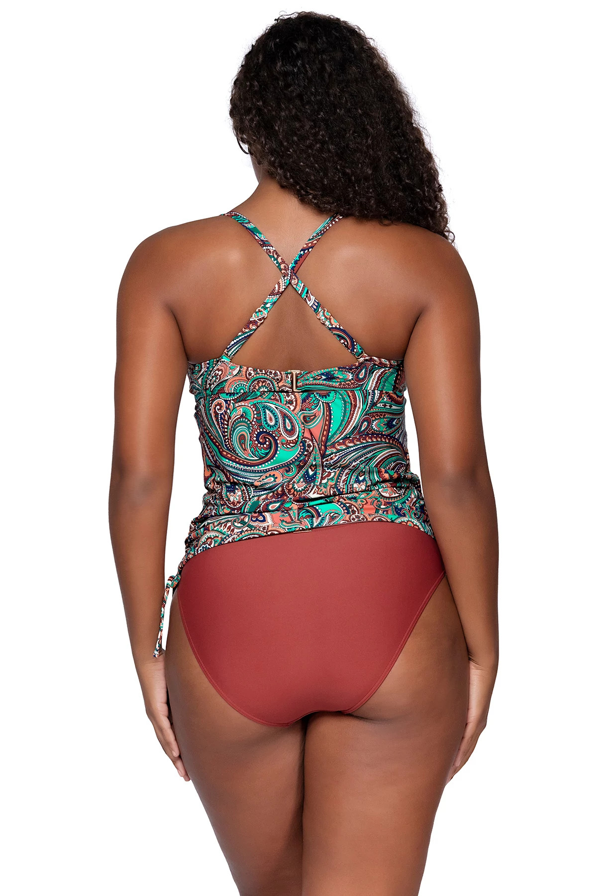 ANDALUSIA Cassie Underwire Tankini Top image number 3