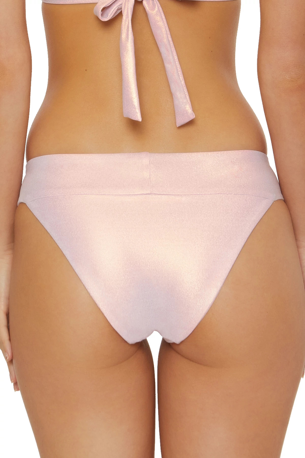 PRIMROSE PINK Iridescent Hipster Bikini Bottom image number 2
