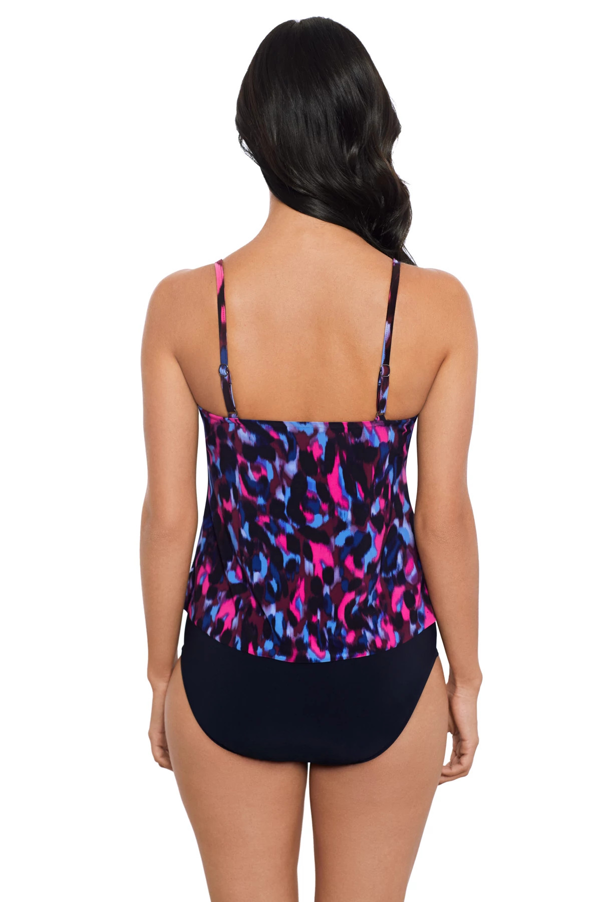 BLACK/MULTI Rita Tankini Top image number 2