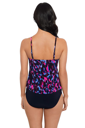 BLACK/MULTI Rita Tankini Top