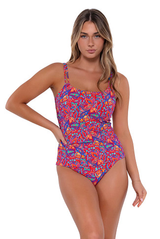 RUE PAISLEY Taylor Underwire Tankini Top (D+ Cup)