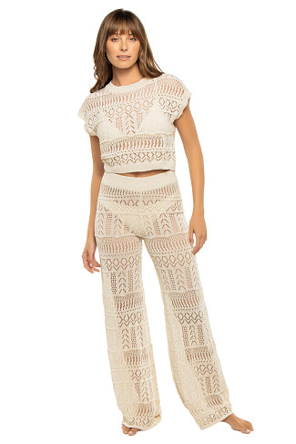 NATURAL Crochet Crop Top