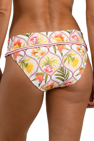 MULTI Floral Foldover Hipster Bikini Bottom