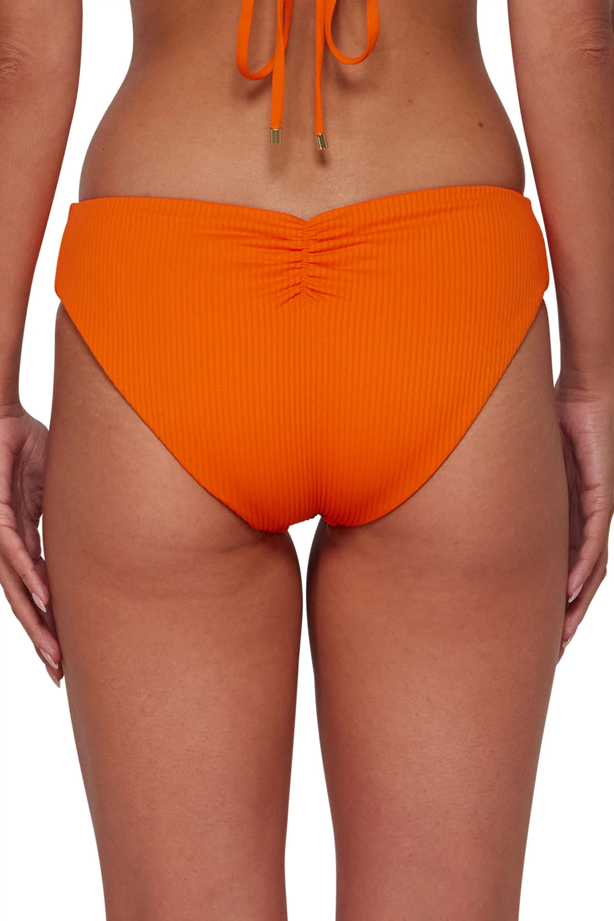 KUMQUAT SANDBAR RIB Alana Hipster Bikini Bottom image number 2