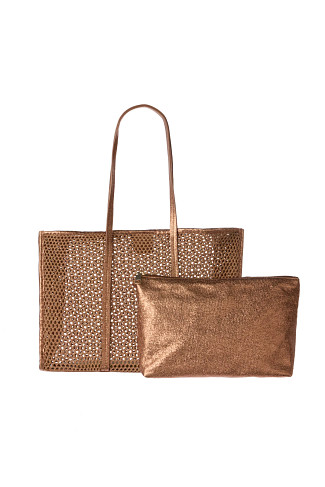 BRONZE Jojo Mesh Tote Bag