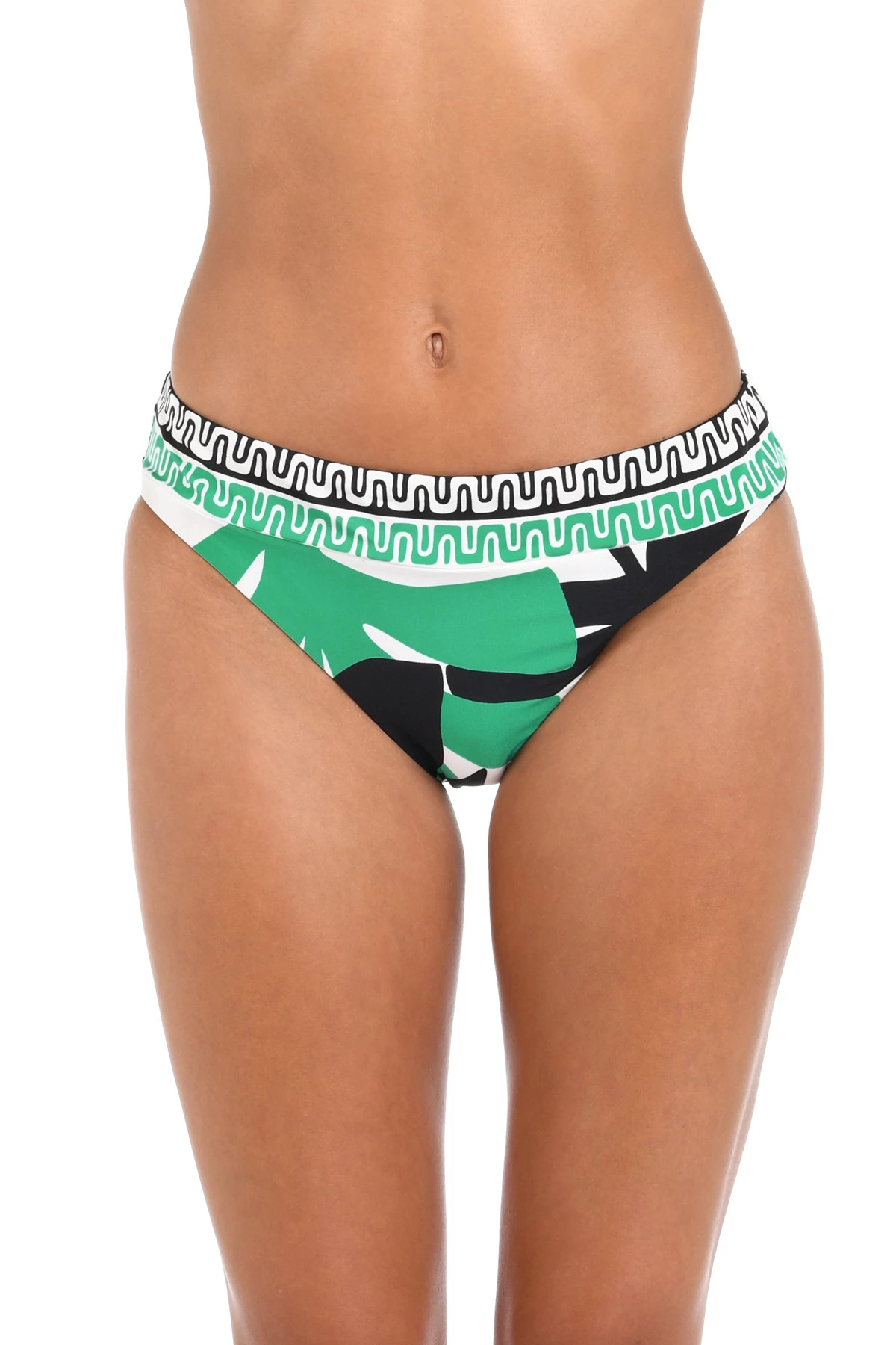 MULTI Monstera Hipster Bikini Bottom  image number 1