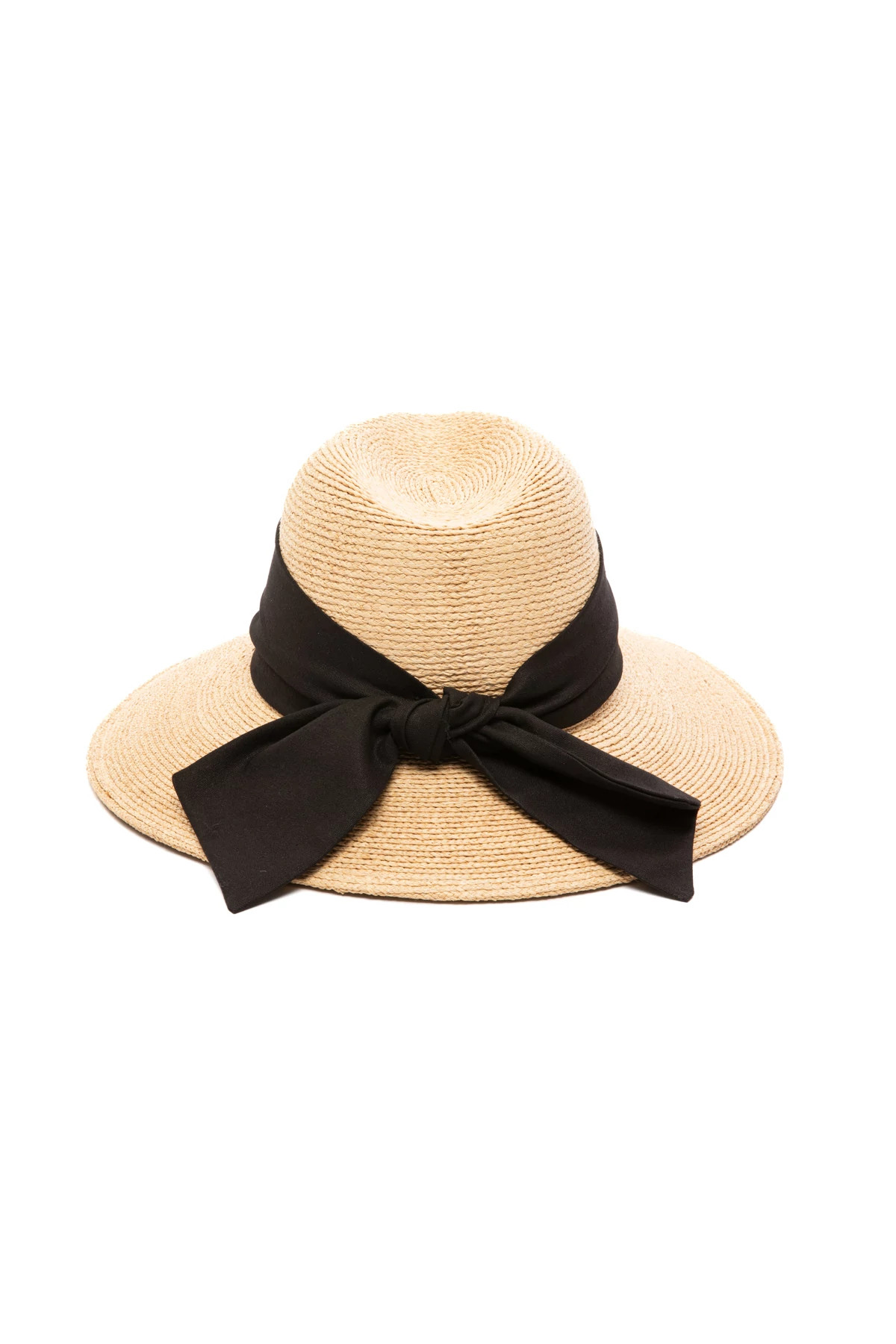 NATURAL Linen Bow Fedora image number 2