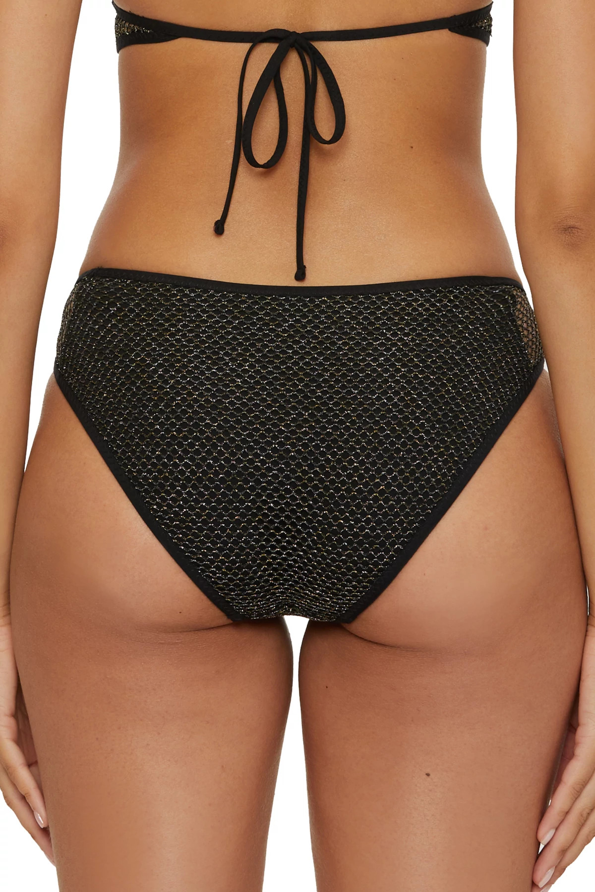 BLACK Adela Tab Side Hipster Bikini Bottom image number 2