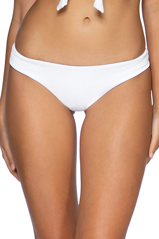 OPTIC WHITE Zaina Hipster Bikini Bottom