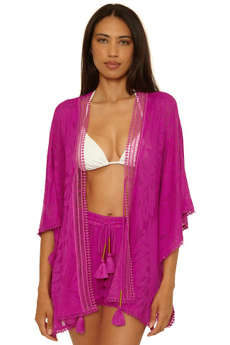 AZALEA Catamaran Burnout Kimono Tunic