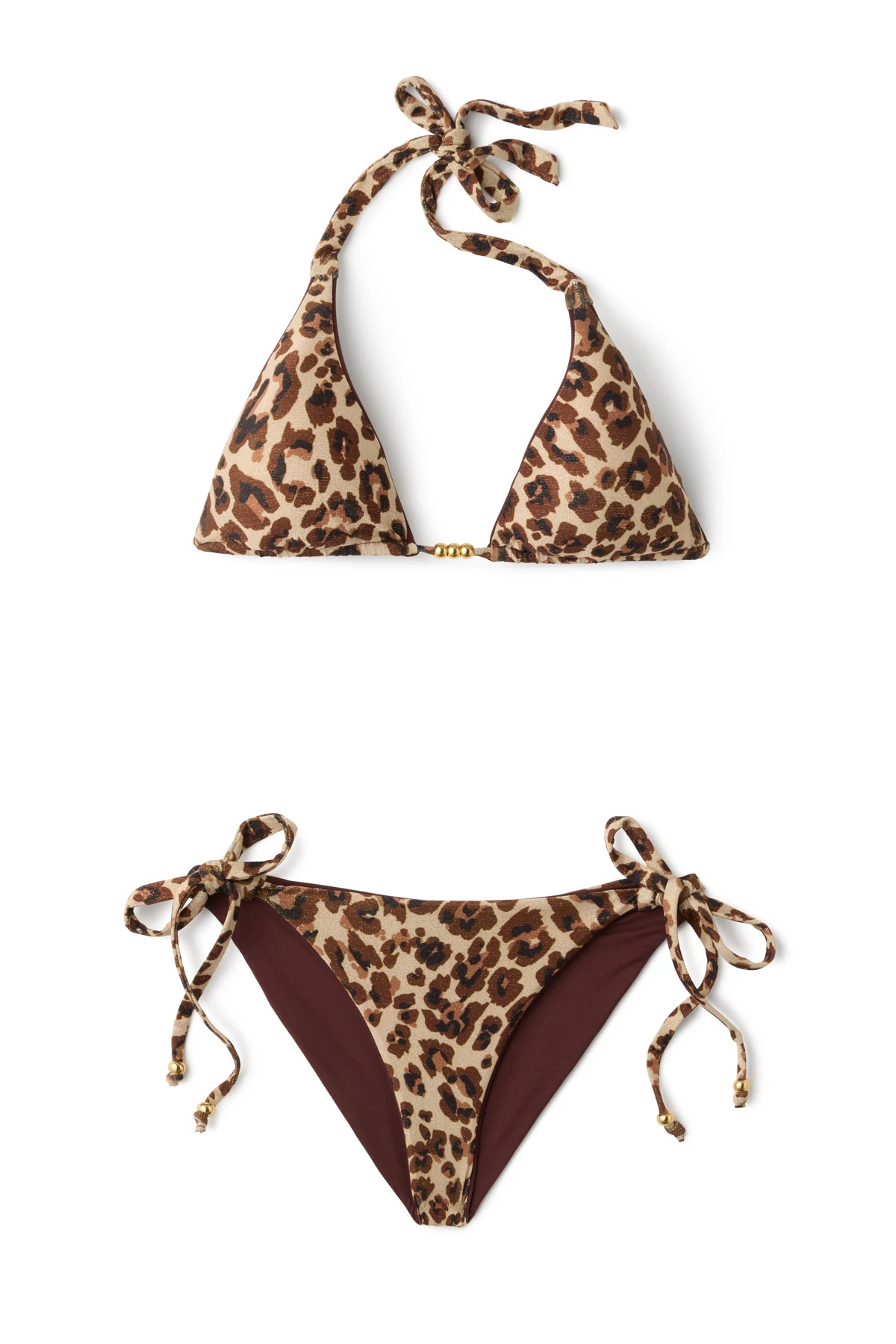 LEOPARD Demi Reversible Hipster Bikini Bottom image number 6