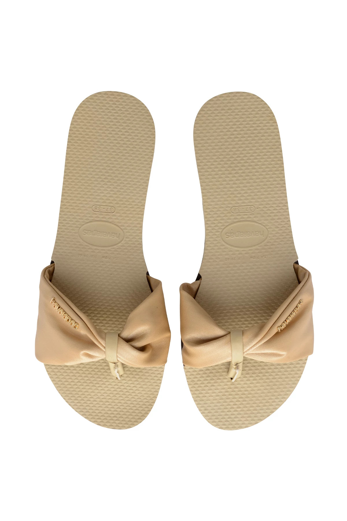 Havaianas Women's You Shine St. Tropez Flip Flop, 9/10 / Beige